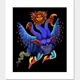 Spirit Mercurius Alchemical Dragon Posters and Art